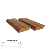 ThermoWood fasádní rhombus SSS 20x92mm